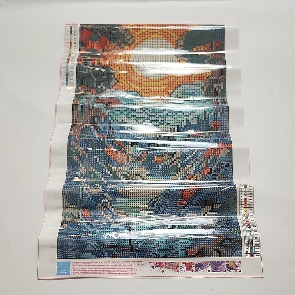 BN 2/$20 Sunset Landscape Diamond Art Kit 30x50cm